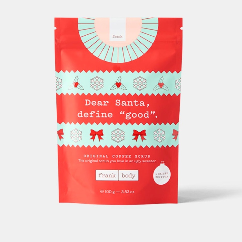 NEW Frank Body UGLY SWEATER ORIGINAL COFFEE SCRUB